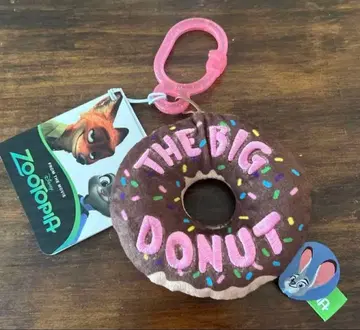 주토피아2 도넛 마스코트 키링 주디 극장 굿즈