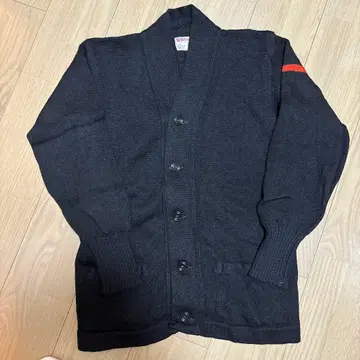 Wilson 블랙 가디건 니트 울 40