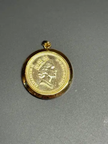 금화 펜던트 탑