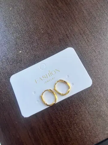 골드 후프 귀걸이