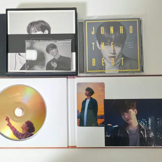 이준호 솔로앨범 TWO, CANVAS, 준더베 3개 일괄