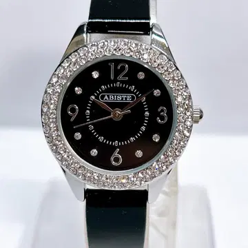 아비스테 ABISTE 손목시계 다이아 베젤 다이아 인덱스 y2k 00s