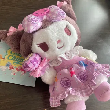 [미사용 새상품] 쿠로미 츄파춥스 콜라보 키링