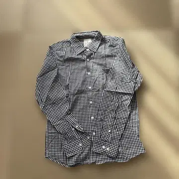 유니폼 익스페리먼트 체크 무늬 긴팔 셔츠 사이즈 2