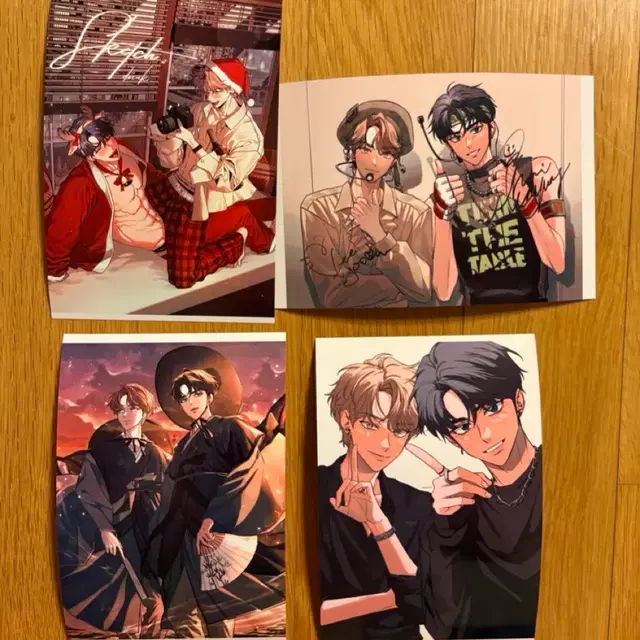 스케치 프박, 콜라보카페 포스터 및 코스터, 아크릴스탠드