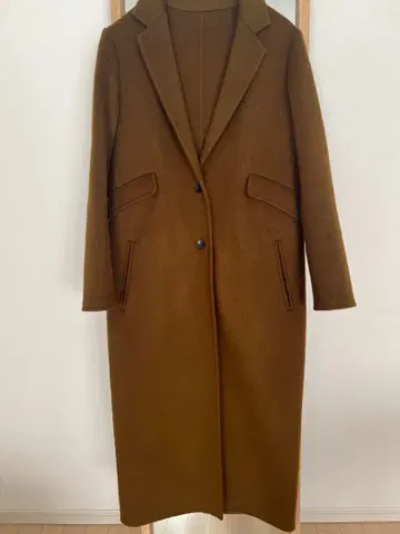 CINOH 브라운 롱 코트