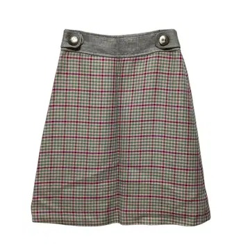 미사용 mila schon 큰 버튼 디자인 스커트 40