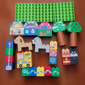 블록라보 호빵맨 블록 세트 랜덤 세트 동물 나무 판 기타