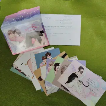 하토야 타마 [ 고양이와 스피카 ] drap 전프레 엽서 세트