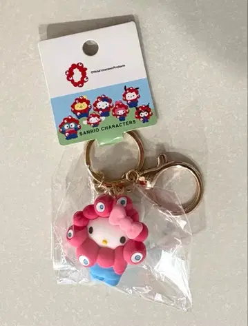 산리오 파스텔 미야쿠미야쿠 입체 마스코트 키링 키티