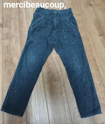 mercibeaucoup. 뒤앞 사루엘 팬츠 면100%