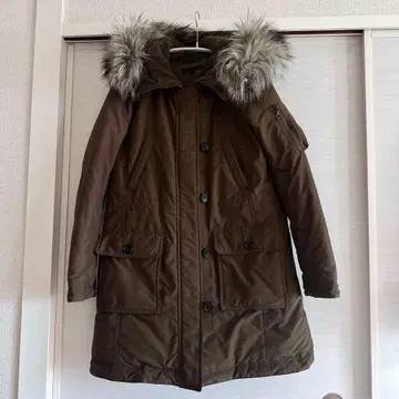 새상품급 유니클로 모즈 다운 코트 L 밀리터리 자켓