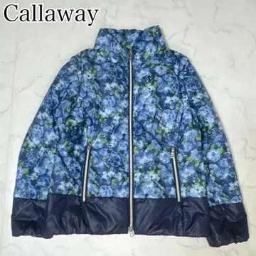 새상품급 Callaway 꽃무늬 패딩 자켓 2way 여성용 골프
