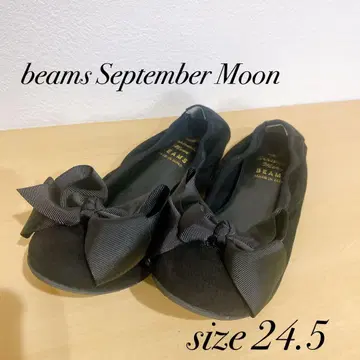 빔즈 beams September Moon 발레 슈즈 리본