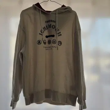 FUKUOKA ICHIMONJI 후드 부착 후드티