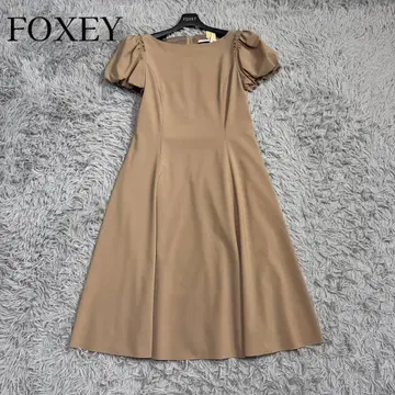 폭시 2021년 가드니아 티 드레스 원피스 레이니 반팔 모카