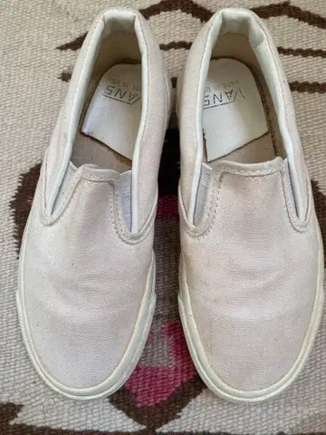 VANS 슬립온 화이트 USA제 빈티지 80s