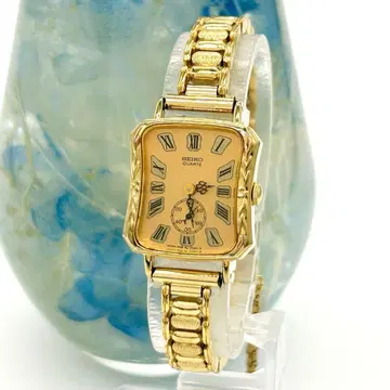 SEIKO 스몰 세컨드 스퀘어 SGP 1428-5100 쿼츠 손목시계