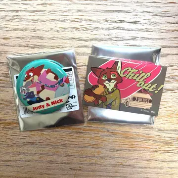 주토피아 닉 캔뱃지 세트