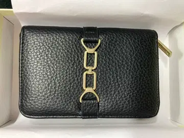 블랙 가죽 지갑