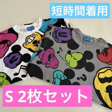 디즈니 올 패턴 미키 T셔츠