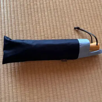 2단 접이 콤비 (네이비, 나무 스트레이트 손잡이)