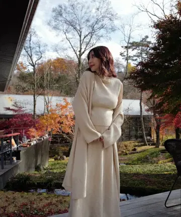 [ MARQUEimport ] 롱 가디건 상의 스커트 세트