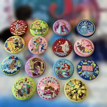 디즈니 자수 캔뱃지 2 컴플리트