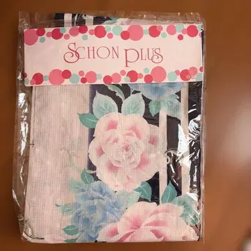 SCHON PLUS 꽃무늬 유카타 네이비/핑크