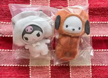 산리오 치비토모 화과자 포차코*오카즈 쿠로미 2종 세트