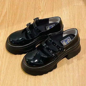 [ YOSUKE ] 통굽 더블 스트랩 메리제인