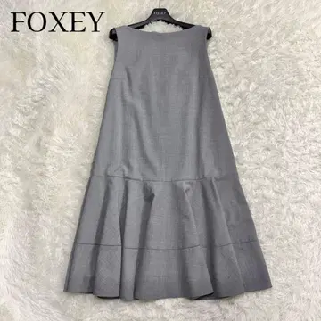 미사용급 폭시 타르트 A라인 플레어 원피스 드레스 미실루엣 38