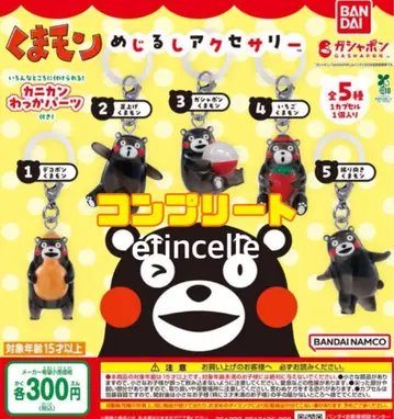 쿠마몬 메지루시 액세서리 전 5종 컴플리트 컴프