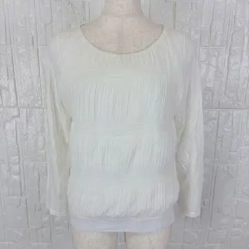 유나이티드 애로우즈 그린 라벨 릴랙싱 화이트 블라우스 [ k22 ]