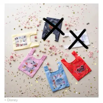 새상품 타카라지마샤 디즈니 100주년 기념 에코백 4개 묶음 판매