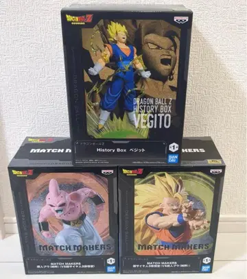 드래곤볼 Z 베지트 초사이어인 3 손오공 마인 부우 피규어 3체