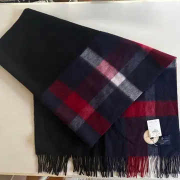 택 포함 새상품 [월드] 집에서 세탁 가능! 대형 스톨 모 100%