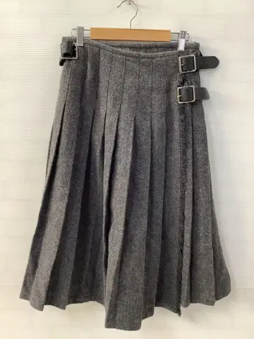 12.23 A460P 오닐 미디 스커트 랩 스커트 플리츠