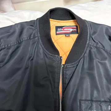 MA-1 플라이트 자켓 XL 블랙 시각적 관리