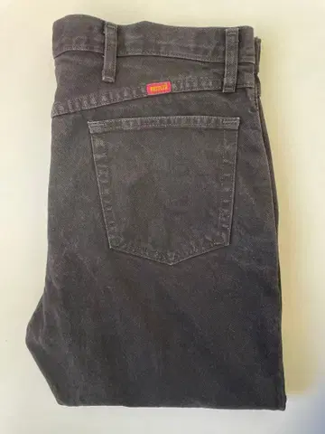 RUSTLER 블랙 데님 블랙 W38L30 구제 의류