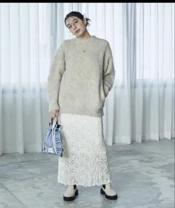 [택 포함 새상품] 프릭스스토어 모헤어 혼방 오버사이즈 스웨터