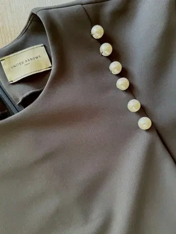 UNITED ARROWS 그레이 긴팔 블라우스 36