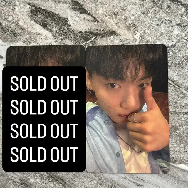 방탄소년단 bts 정국 골든 Golden 당첨 포카