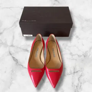 [새상품] size37 펠리코 가죽 플랫슈즈