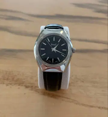레어 컨디션 최상 Piaget 피아제 수동 와인딩 시계 블랙