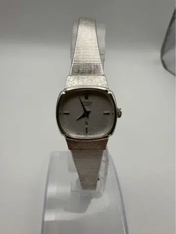 Citizen 아날로그 손목시계 실버 시티즌 여성용