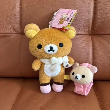 리락쿠마 봉제 인형 마스코트 머플러 코리락쿠마 리스트 밴드 2개 세트