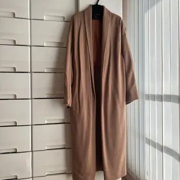 리에스 벨티드 롱 가운 코트 롱 가디건