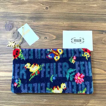 [미사용 새상품] FEILER 페이러 하이디 플랫 파우치 이벤트 한정판