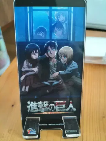 진격의 거인 ovaBOX 구매 혜택 아크릴 스마트폰 스탠드